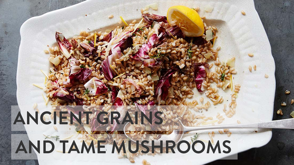 Ancient Grains & Grilled Chicories - Farro Recipe