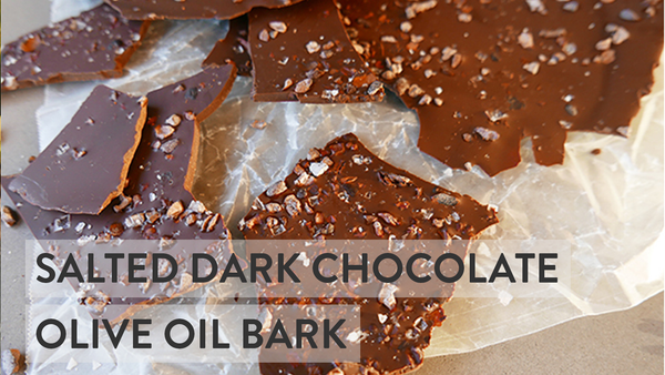 Salted Chocolate Bark - Dark Chocolate Recipes