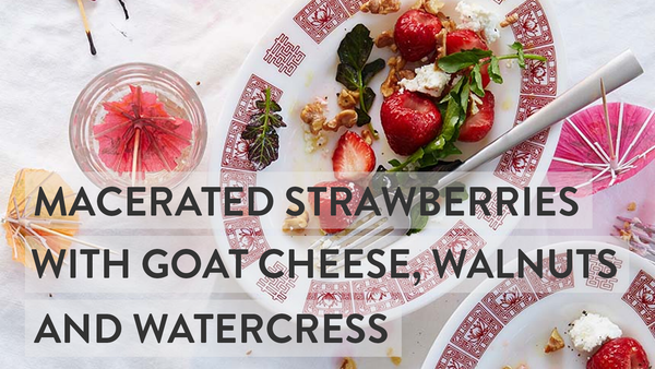 Strawberry & Goat Cheese Appetizer - Healthy